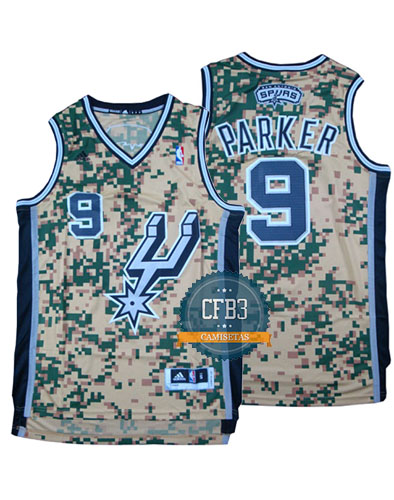Tony Parker, San Antonio Spurs - Camo - Cliquez sur l'image pour la fermer